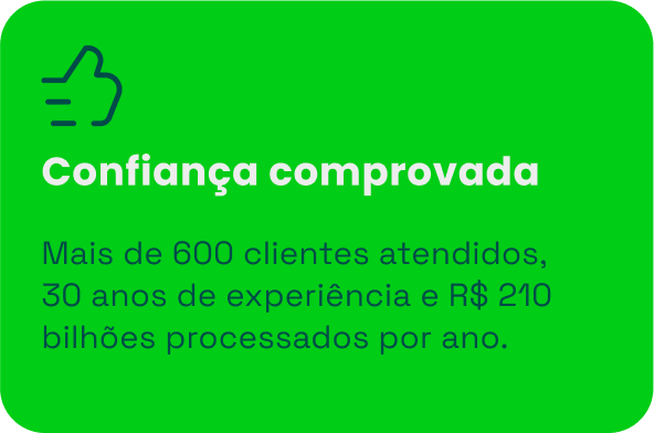 Confiança comprovada 